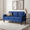 Navy Blue, variant on OSM 64" Apartment Sofa for Small Spaces, 3-Seater Couch with Removable Cushions & Wooden Legs, 600 lb Capacity Compact Modern Sofa Bed, Living Room, Bedroom, Beige