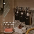 thumbnail image 3 of MaisoNovo Shampoo Dispenser for Shower Wall Mount - Drill Free Shampoo and Conditioner Dispenser Set with Labels | 3 Black Shower Shampoo Dispenser 3 Chamber Black Soap Pump Dispenser, 3 of 8