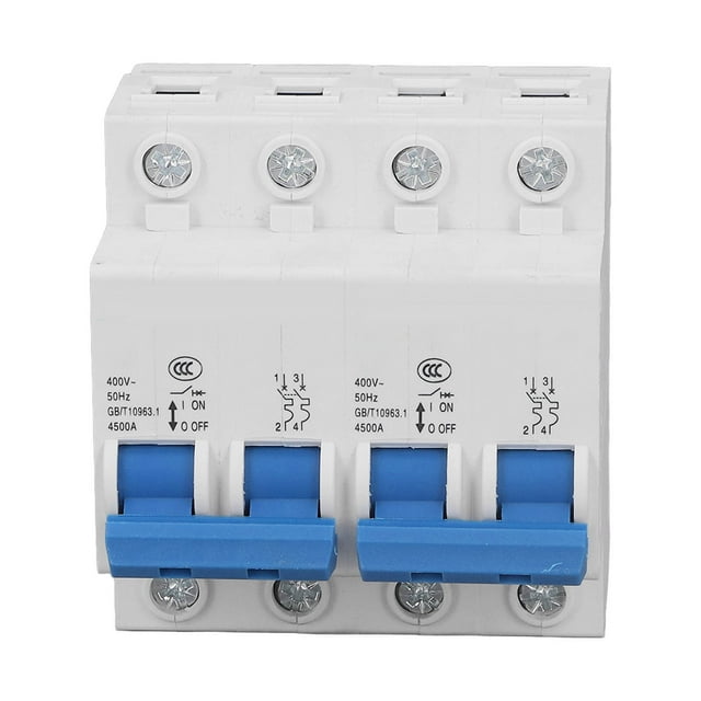 Circuit Breaker Interlock Manual Dual Power Transfer Switch AC 400V 4500A for Home 63A