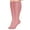 Pink, variant on Oiur 1 Pair Unisex Sport Socks Compression Yoga Socks Plus Size Long-tube High Elasticity Wrapping Anti-slip Socks Warmth Stockings for Daily Life Running,Pink