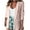 Pink, variant on LEAVINGSUO 2023 Fall Winter Plus Size Coats for Women Clearance Women's Workout Fall Cropped Long Sleeve Notched Sexy Casual Blazers Top Coat