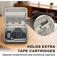 thumbnail image 3 of JJEAN-Carrying Case for DYMO LabelManager 160 280 Label Maker, Hard Protective Storage Organizer for Extra Tape Cartridges, Holds Printer and AC Adapter, Lightweight Handle (Case Only), 3 of 4