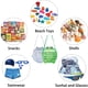thumbnail image 5 of Rovvy - Bolsas de malla plegables y duraderas para conchas marinas para niños, paquete de 2 bonitas bolsas de playa para recoger conchas marinas, toalla de piscina, traje de baño, mantener la arena y el agua lejos MFZFUKR WMXL-245, 5 of 7