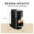 thumbnail image 2 of Nespresso Vertuo Next Premium Coffee and Espresso Machine by Breville with Aeroccino, Classic Black, 2 of 9