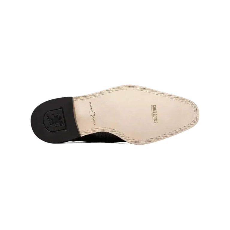 25527 Stacy Adams Leather Shoes Rodano Ostrich Lizard Print 