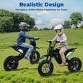 thumbnail image 6 of Wisairt 36V Electric Dirt Bike, 900W Electric Motorcycle for Teens, 22 MPH Speed & 16 Miles Range, 10.4Ah Battery Powered Ride on Dirt Bicycle with 16" Tire and Dual Disc Brakes, Ages 13+, Blue, 6 of 10