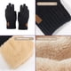 thumbnail image 5 of Guantes de Lana Tejidos para Hombre, Ideales para El Invierno. con Forro Polar Grueso para Protección Contra El Frío., 5 of 6