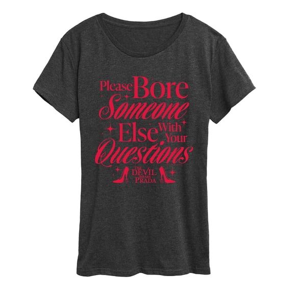 The Devil Wears Prada - Please Bore Someone Else - Women's Short Sleeve Graphic T-Shirt