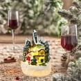 thumbnail image 4 of casas de navidad en oferta Christmas Village House with Colorful Lights, Lighting Up Christmas Resin House Battery Operated Christmas Scene Village Houses Christmas Decorations, 4 of 5