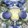 thumbnail image 4 of Christmas Snowman Wreath Door Window Decal Sticker Christmas Shop Home Decor（45x60cm）, 4 of 5