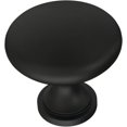 thumbnail image 1 of Franklin Brass Garrett - Pomo Para Cajón, Color Negro Mate, 1,19 X 1,14 Pulgadas, Paquete De 10 P42354Z-Fb-B, 1 of 7