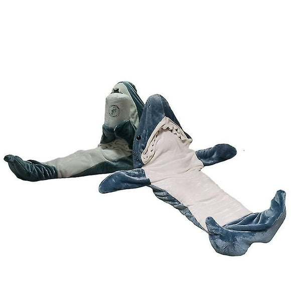 Shark Blanket Adult - Shark Onesie Blanket Shark Blanket Hoodie - Wearable Shark Blanket Super Soft Cozy Flannel Hoodie