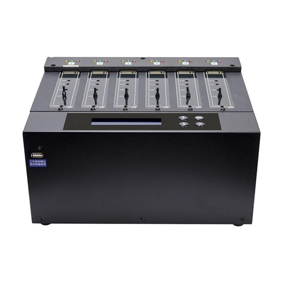 Systor  1 to 5 M.2 NVMe & Sata Duplicator & Sanitizer Up to 9GB & Min for PCIe M2 Drives
