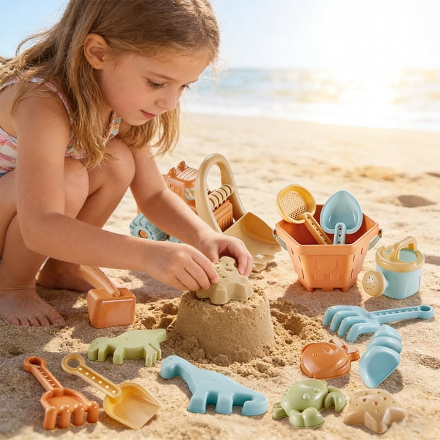 YWIYIUD 1 Set Practical Summer Beach Toys Includes Sand Shovel and Cute Model Portable and Durable Beach Toys for Adults and Teens Beach Outdoor Activities