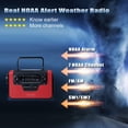thumbnail image 3 of Radio meteorológica NOAA real con alarma, iRonsnow IS-388, 3 of 3