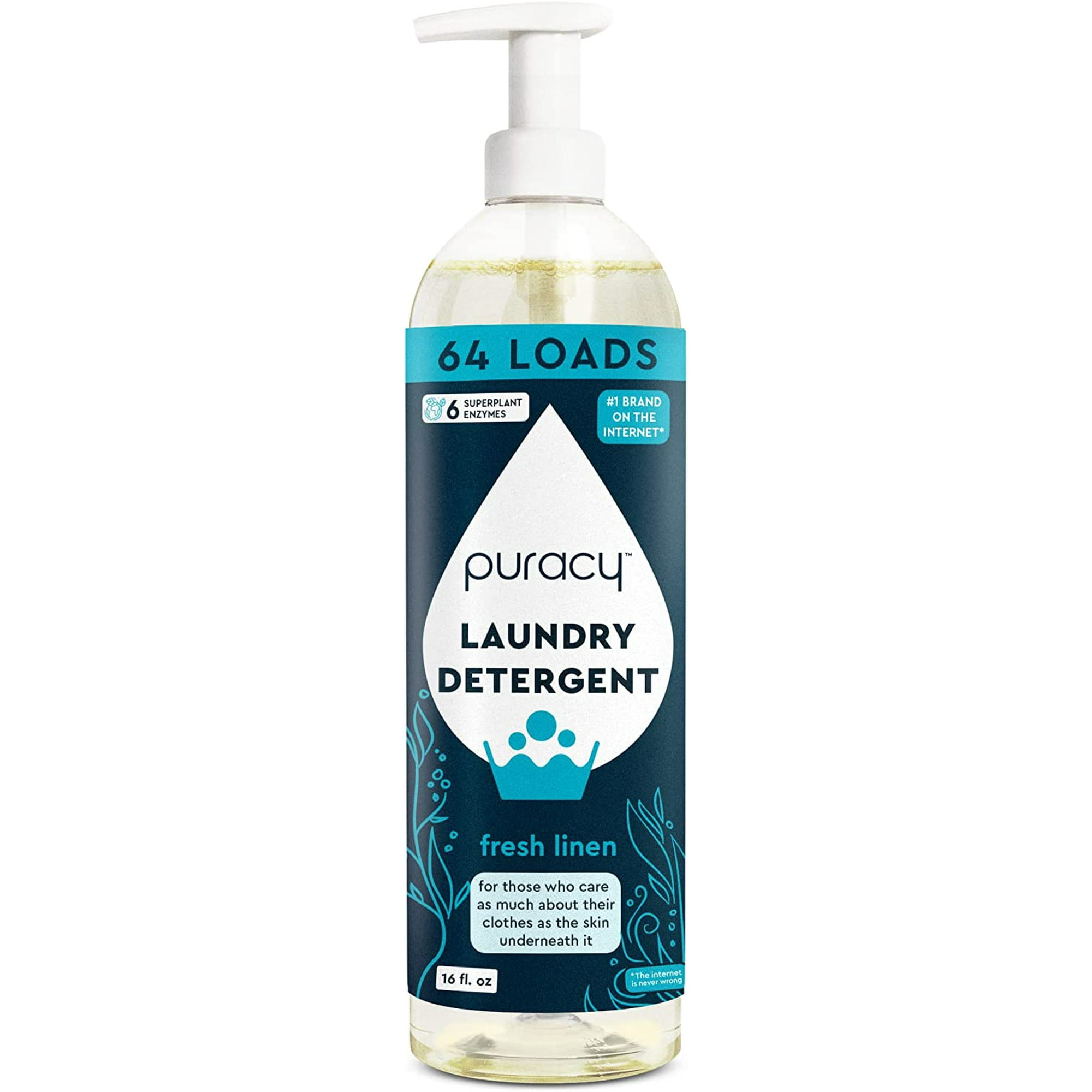 Puracy Natural Liquid Laundry Detergent with Stain Fighting