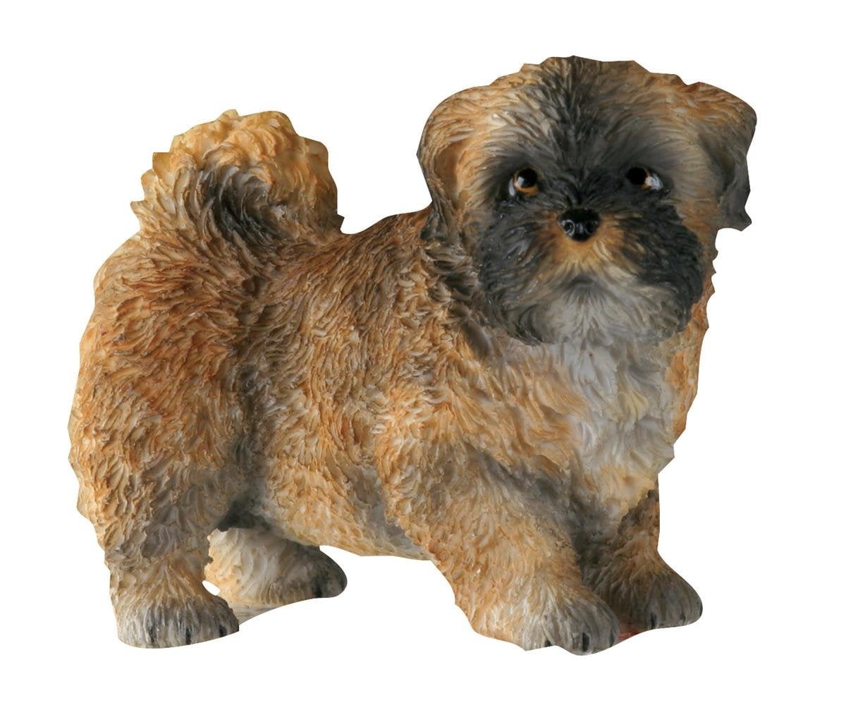 Lhasa Apso Puppy / Dog Collectible Figurine Statue Sculpture Figure