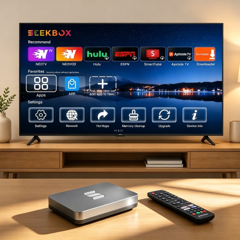 SeekBox 3PRO– 4GB RAM 64GB ROM, Android 11.0, 4K Ultra HD, Wi-Fi 6