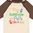 thumbnail image 4 of Inktastic Meemaw and Papa Love Me Boys or Girls Long Sleeve Baby Bodysuit, 4 of 5