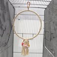 thumbnail image 3 of CBFFDC Pet Sewing Parrot Sewing Toy Bite Resistant Rope for Cockatiels Conures Parakeets Triangle Round Hanging Perch Pet Supplies, 3 of 6