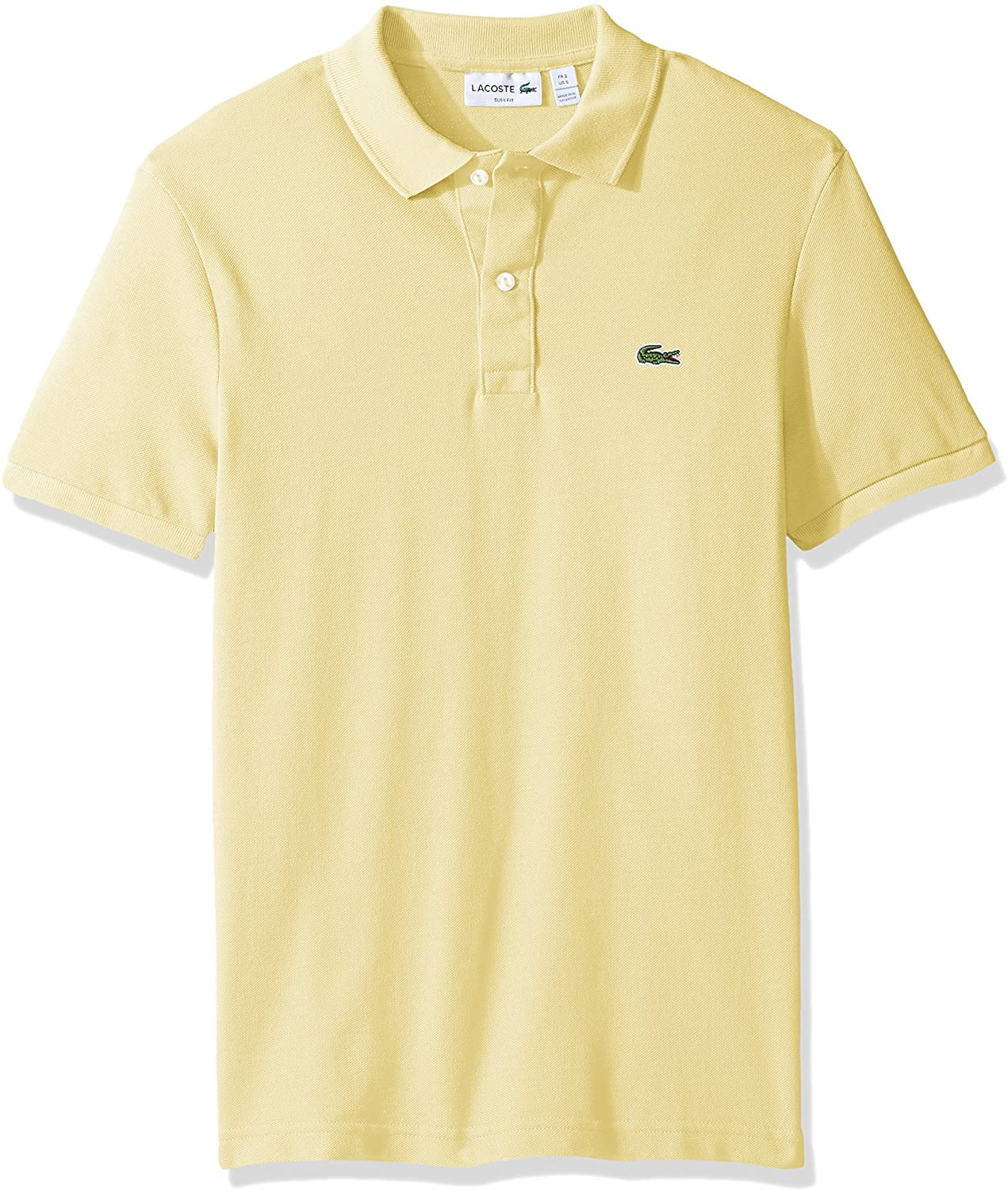 Lacoste Men's Classic Pique Slim Fit Short Sleeve Polo Shirt, PH401251