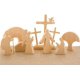 thumbnail image 1 of Decoración de escena de Pascua de madera Pequeña escena de la natividad de Pascua Decoraciones de la escena de la natividad de Jesús, 1 of 4