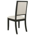 thumbnail image 6 of Louise 5-piece Rectangular Extension Leaf Dining Set Black, 6 of 11
