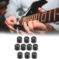 thumbnail image 5 of 10Pcs Potentiometer Control Knobs for Electric Guitar Volume Tone Knobs Black D Type 6mm, 5 of 5