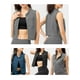 thumbnail image 3 of Chaleco de mujer Chaleco deportivo para mujer Chalecos casuales sin mangas con cremallera, 3 of 7