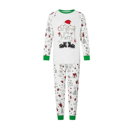 

Family Matching Christmas Pajamas Baby Romper/Tops + Pants Set