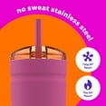 thumbnail image 2 of bubba Envy S Insulated Stainless-Steel Tumbler with Straw and Bumper, 24 Oz., Rubberized, 2 of 7