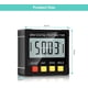 thumbnail image 2 of Medidor de ángulos digital, buscador de ángulos magnético de 4 lados, inclinómetro transportador digital LCD, caja de bisel para medición de ángulos de sierra de mesa, 2 of 5