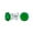 Dark-Green, variant on Womens 1Ct Round CZ Stud Earrings Sterling Silver 7MM Birth Month