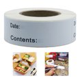 thumbnail image 1 of 125pcs/roll Food Storage Labels Freezer Refrigerator Freezer Labels Adhesive Label, 1 of 5