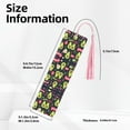 thumbnail image 3 of Kdxio Avocado Love Print Metal Tassel Bookmarks,Perfect Gift for Art Lovers and Bookworms Metal Bookmarks for Women, 3 of 8