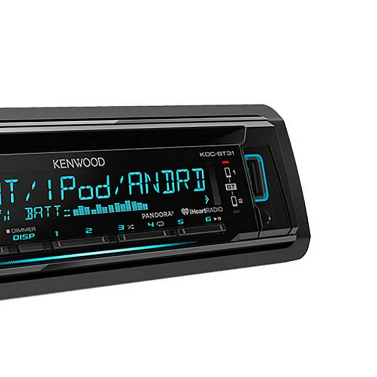 (未使用･未開封品)　Kenwood KDC-BT31 1-DIN Bluetooth Car Stereo Receiver by Kenwood qdkdu57 Kenwood KDC-BT31 1-DIN Bluetooth Car Stereo Receiver - Walmart.com