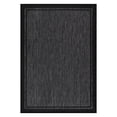 thumbnail image 3 of Indoor Outdoor Rug  5x7 Bordered Dark Grey Black Modern Area Rugs For And Patios Kitchen Hallway Mats Washable Porch Deck Outside Carpet (bordered 5 X 7), 3 of 9