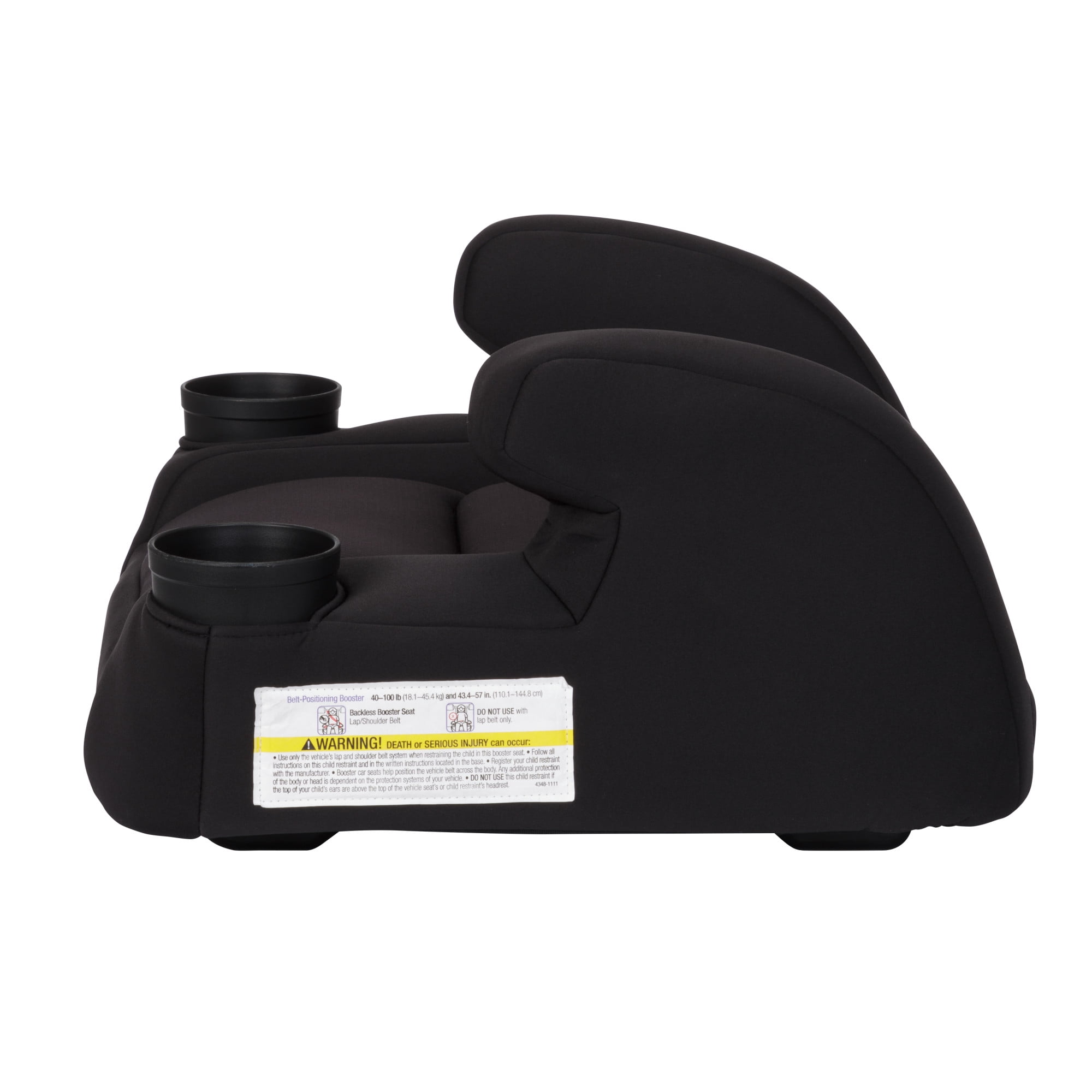 Safety 1st Comfort Ride Lite Toddler Booster Car Seat, Pure Black II