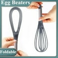 thumbnail image 2 of Foldable Egg Beater Whisk Manual Cream Blender Cooking Baking Tool Kitchen Accessories Mixer Foamer Kitchen Gadgets Whisk, 2 of 10