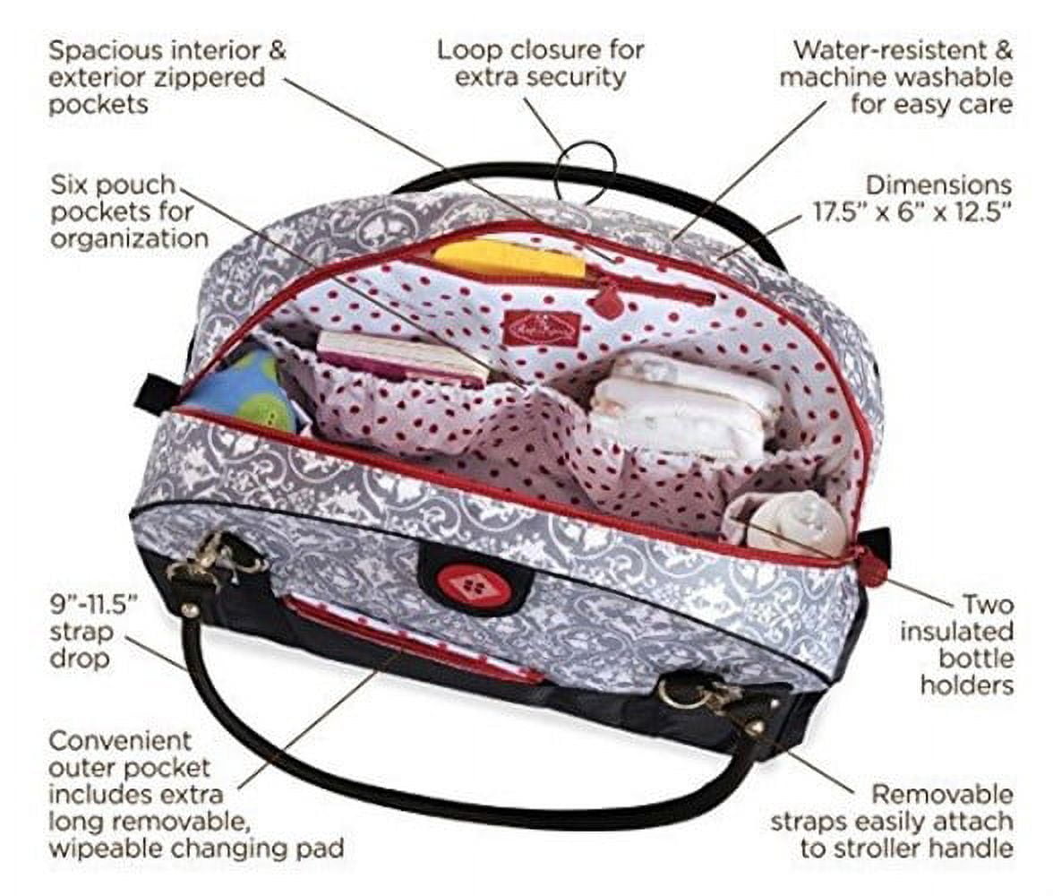 2 Red Hens 'Owl Dots' Coop Carry-All Diaper Bag