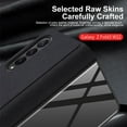 thumbnail image 2 of Galaxy Z Fold 3 5G Case, PU Leather Thin Slim Durable Shockproof Protective Kickstand Flip Phone Case Cover for Samsung Galaxy Z Fold 3 5G 2021,Carbon Fiber Pattern, 2 of 7