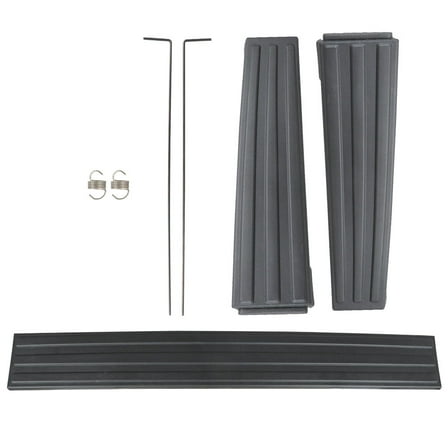 SEBLAFF Flexible Flex Step Tailgate Molding Trim Black Replacement for Ford F-150 2009-2014