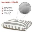 thumbnail image 3 of Majestic Pet | Vertical Stripe Rectangle Pet Bed For Dogs, Removable Cover, Gray, Medium, 3 of 6