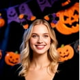 thumbnail image 6 of Yoyauz Halloween Headband Pumpkin Witch Hat Bat Spider Headband Halloween Costume Party Makeup Hair Accessories, 6 of 7