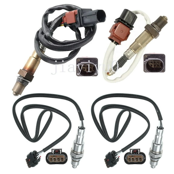 4pcs Oxygen O2 Sensor 1&2 for 2019 2021 2022 for Ford Expedition 3.5L V6 Upper Lower