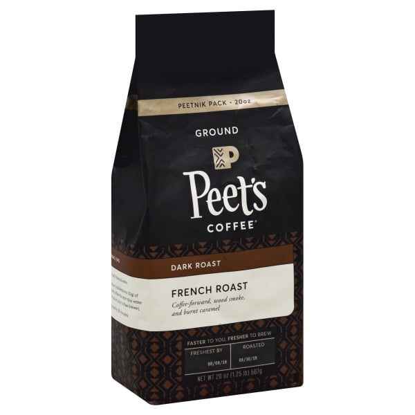 Peet's Coffee French Roast Ground Coffee, 20 oz