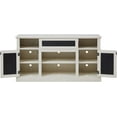 thumbnail image 4 of Retro TV Stand for 65 Inch TV, TV Console Cabinet with Storage, Entertainment Center for Living Room Bedroom Meeting Room, Media Console with Adjustable Shelves Door, White-37.1‘’H, 4 of 7