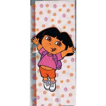 Dora the Explorer Cello Favor Bags w/ Twist Ties (8ct)
