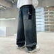 thumbnail image 4 of WILLBEST Jeans Mujer Pantalones Cargo para Niños, Cintura Elástica, Cómodos, de Corte Regular, para Niños Activos de 4 a 12 Años, Con Múltiples Bolsillos. 8-9 Years, 4 of 8