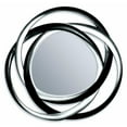 thumbnail image 1 of Modish Accent Mirror, Black & Silver, 1 of 1